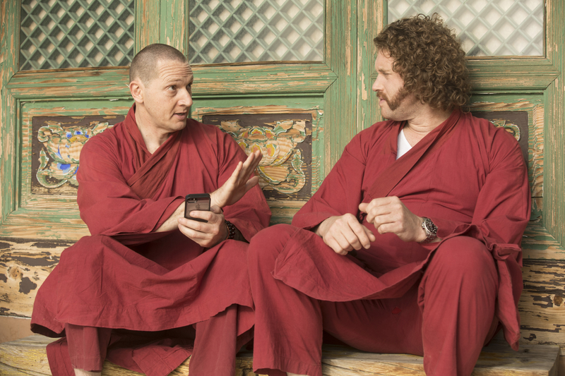 Matt Ross and T.J. Miller in Silicon Valley (Photo: John P. Johnson/HBO)